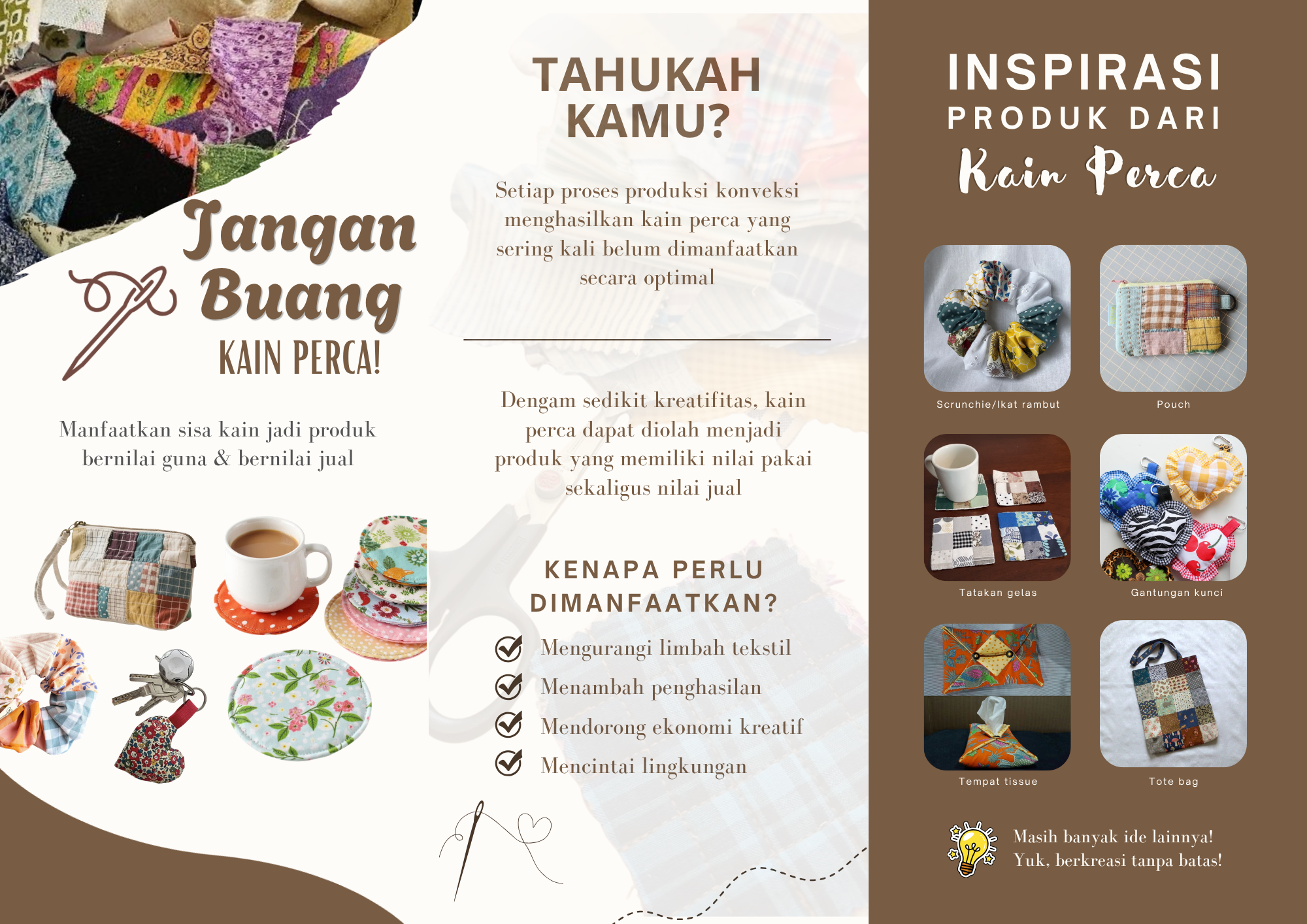 Jangan Buang Kain Perca