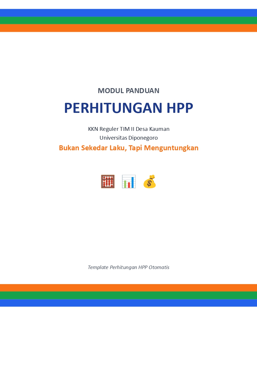 Modul panduan Perhitungan HPP