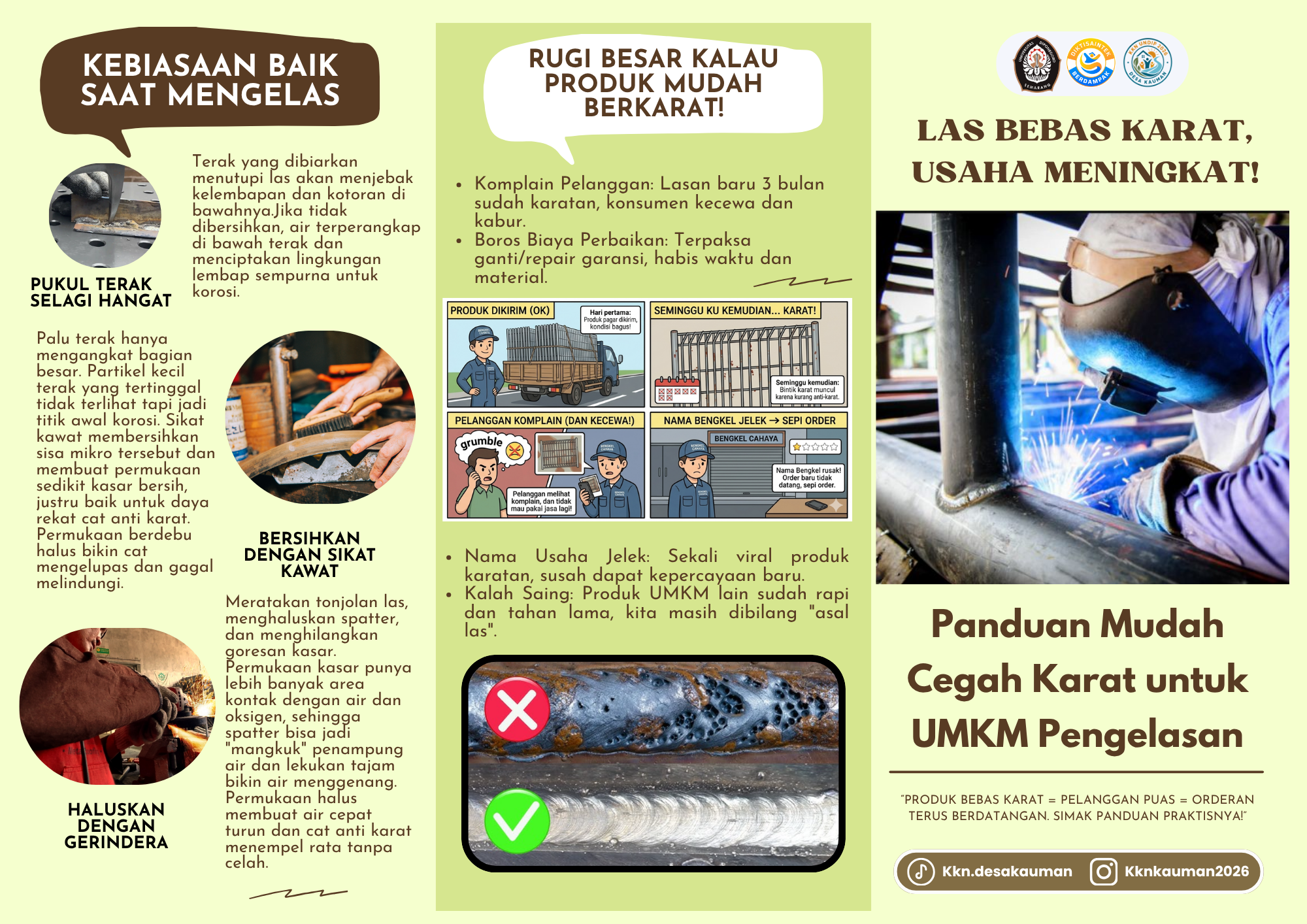 Panduan Mudah Cegah Karat Untuk UMKM Pengelasan