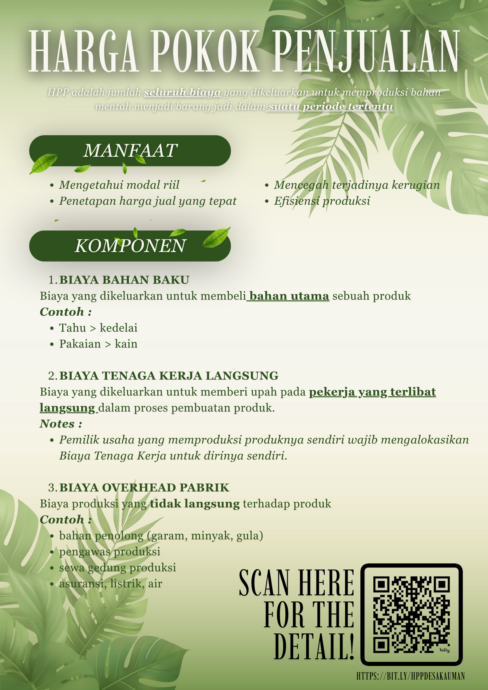 HARGA POKOK PENJUALAN
